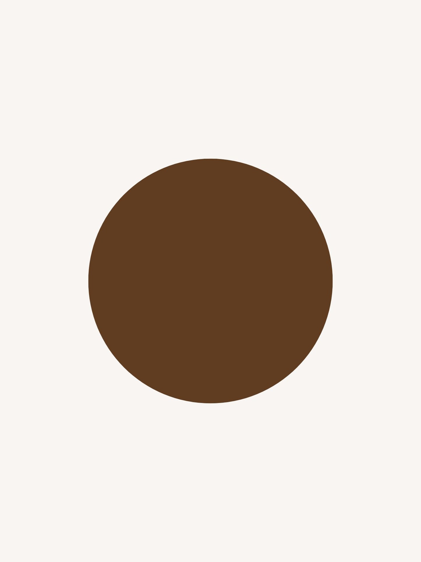 Liquid dye warm brown color swatch