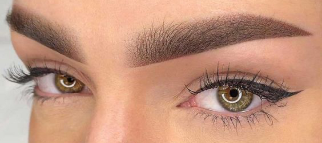  Semi-permanent and permanent brow treatments work together